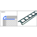 1/4 ROND FERME ALU CHROME 250CM 08MM PROFILE CARRELAGE DURONDELL DRA 862